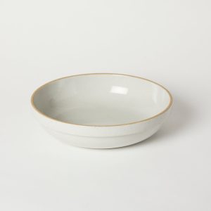 Gloss Grey Large Rounded Bowl