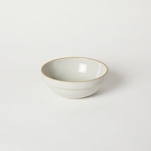 Gloss Grey Small Rounded Bowl